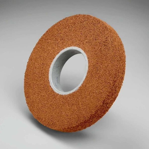 3M Scotch-Brite Cut And Polish Wheel, 8 In X 2 In X 3 In 7A Fin 1 3M Scotch-Brite Cut And Polish Wheel, 8 In X 2 In X 3 In 7A Fin