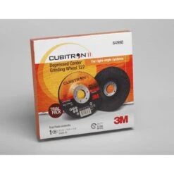 3M Cubitron Ii Depressed Center Grinding Wheel, 87209, T27, 4-1/2 In X 1/4 In X 7/8 In