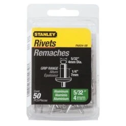 Stanley 5/32 In. X 1/4 In. Aluminum Grip Rivets, 50PK