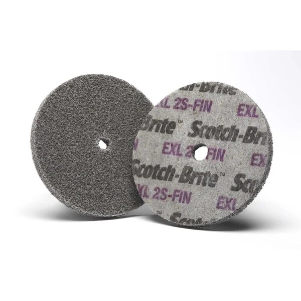 3M Scotch-Brite Exl Unitized Wheel, Xl-Uw, 2S Fine, 3 In X 3/4 In X 1/4 In 1 3M Scotch-Brite Exl Unitized Wheel, Xl-Uw, 2S Fine, 3 In X 3/4 In X 1/4 In