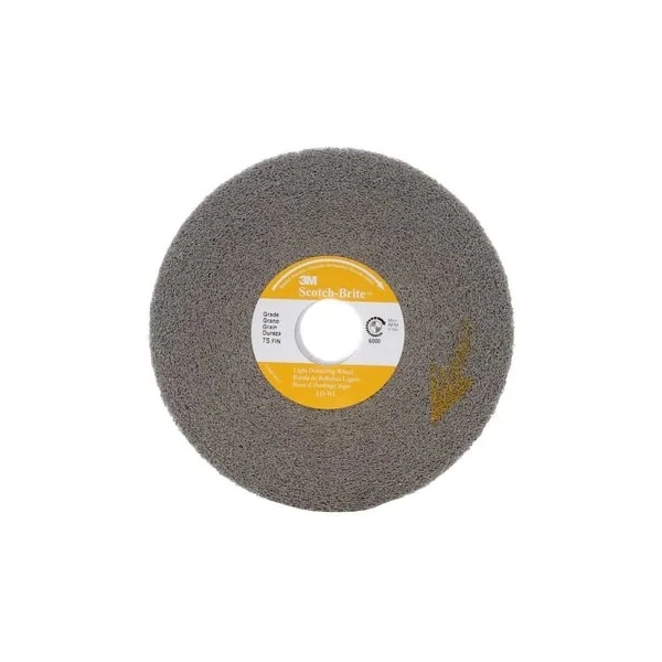 3M Scotch-Brite Light Deburring Wheel, 10 In X 1 In X 5 In 8S Fin 1 3M Scotch-Brite Light Deburring Wheel, 10 In X 1 In X 5 In 8S Fin