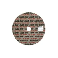 3M Scotch-Brite Exl Unitized Wheel, 6 In X 1/2 In X 1/2 In 8A Med