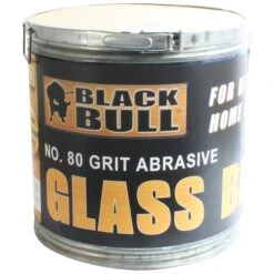 Abrasive Glass Beads, 80 Grit