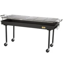 Crown Verity BM-60 72in Portable Outdoor Charbroiler Charcoal Grill