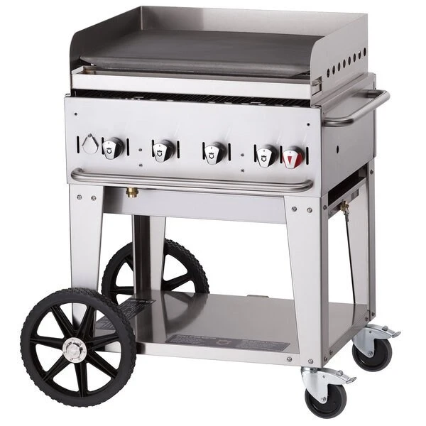 Crown Verity MG-30 Natural Gas 28in Portable Outdoor Griddle 1 Crown Verity MG-30 Natural Gas 28in Portable Outdoor Griddle