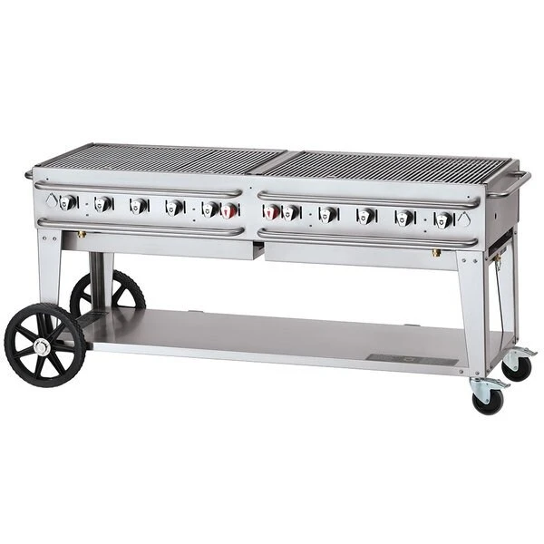 Crown CV-RCB-72-SI50/100 72inPro Series Outdoor Rental Grill W Sgl Gas Connection 50-100lb Tank Capacity 1 Crown CV-RCB-72-SI50/100 72inPro Series Outdoor Rental Grill W Sgl Gas Connection 50-100lb Tank Capacity