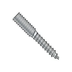 1/4-20X2 Hanger Bolt Full Thread Zinc, Pkg Of 1000
