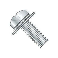 M3X6W6 JIS B1188 Phil Pan Split Washer Flat Washer Sems M/S Zinc Bake, Pkg Of 4000