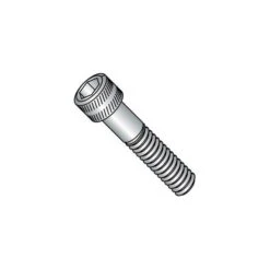 1/4"-20 Socket Head Cap Screw, Black Oxide Steel, 1-1/2 In L