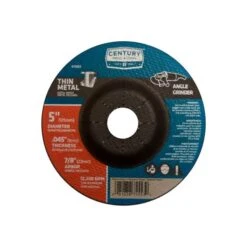 Century Drill 75553 Depressed Center Grinding Wheel 5" X 7/8" Type 27 Aluminum Oxide