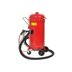 Allsource 41700 28 Gal Abrasive Blaster With Vacuum, Steel