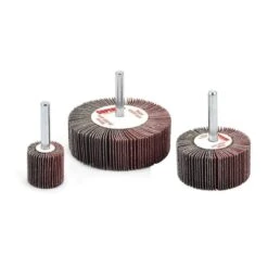 Superior Abrasives Flap Wheel Mandrel 2 X 1-1/2 X 1/4 Aluminum Oxide Medium