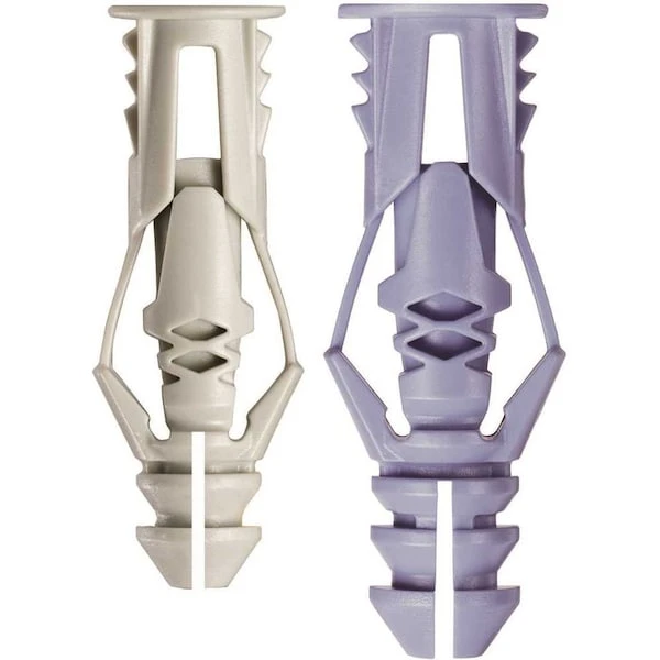 #8 X 1-1/4 In. And #10 X 1-1/2 In. Anchors With Screws, 55PK 1 #8 X 1-1/4 In. And #10 X 1-1/2 In. Anchors With Screws, 55PK