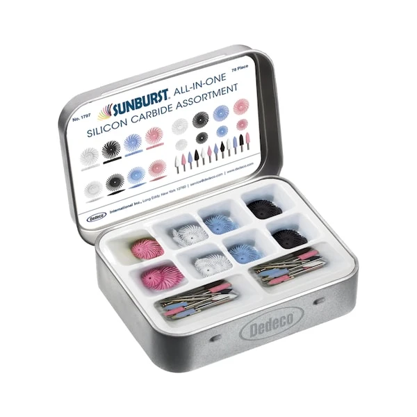 SUNBURST ALL-IN-ONE SILICON CARBIDE ASSORTMENT 78/KIT 1 SUNBURST ALL-IN-ONE SILICON CARBIDE ASSORTMENT 78/KIT