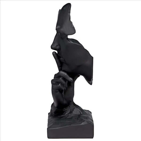 Whispering Secrets Contemporary Female Bust Statue 2 Whispering Secrets Contemporary Female Bust Statue - Image 2