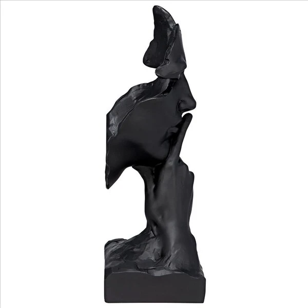 Whispering Secrets Contemporary Female Bust Statue 7 Whispering Secrets Contemporary Female Bust Statue - Image 7