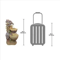 Turtle Cove Cascading Sculptural Fountain -3M Shop Design20Toscano SS1646xx7