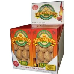 Lightning Nugget Natural Pine Fire Starter , 12PK