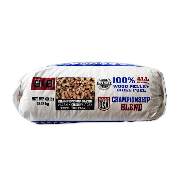 B&B Charcoal Championship Blend Hardwood Pellets All Natural Cherry/Oak/Pecan 40 Lb 2 B&B Charcoal Championship Blend Hardwood Pellets All Natural Cherry/Oak/Pecan 40 Lb - Image 2