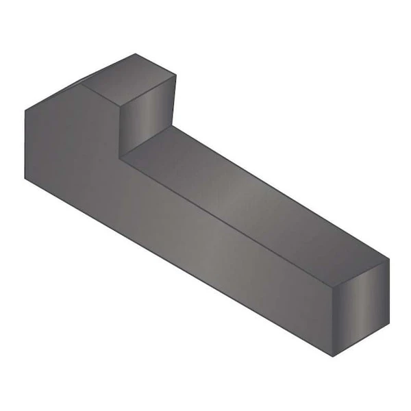 Tapered Gib Head Machine Key, Tapered Gib End, Carbon Steel, Plain, 1-1/2 In L, 5/16 In Sq 1 Tapered Gib Head Machine Key, Tapered Gib End, Carbon Steel, Plain, 1-1/2 In L, 5/16 In Sq