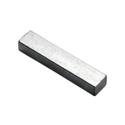 Undersized Machine Key, Square End, Carbon Steel, Zinc Clear Trivalent, 180 Mm L, 28 X 16 Mm Sq