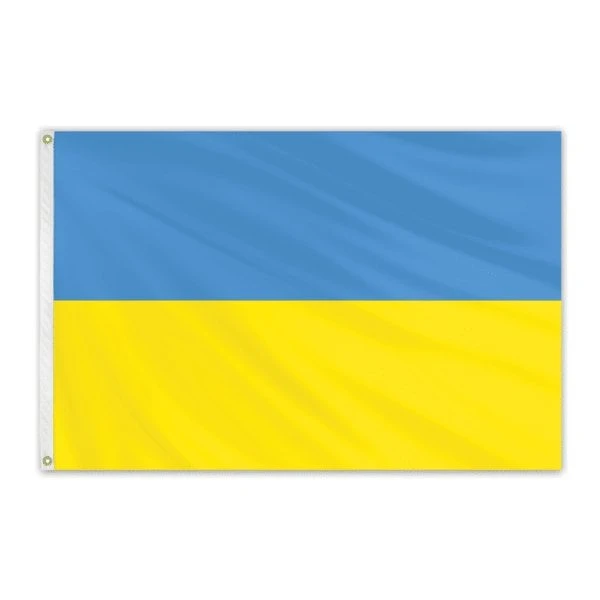 Ukraine Outdoor Nylon Flag 6'x10' 1 Ukraine Outdoor Nylon Flag 6'x10'