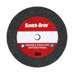 Deburr&Finish PRO Unitized Whl, 2inx1/4inx1/4in, 2S FIN, 60/pk