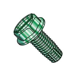 10-32X1/2 SLOT HEX WASH FT TCS F ZINC GREEN