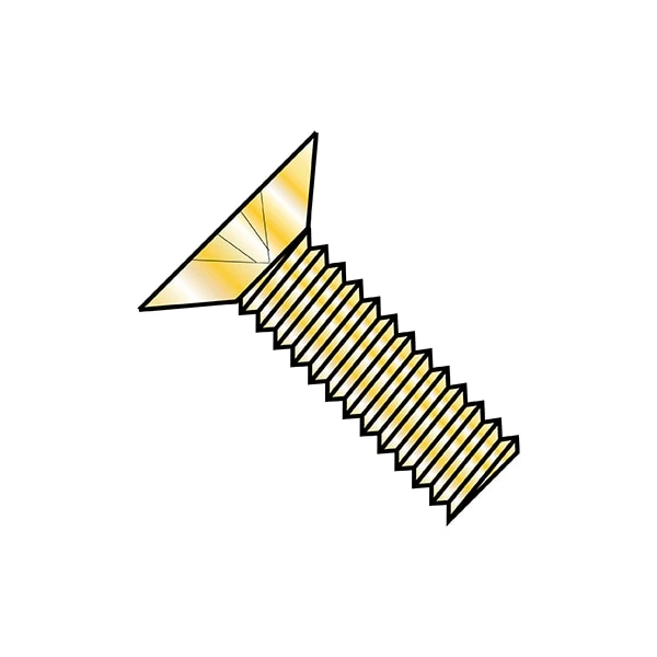 #10-32 X 1-1/2 In Phillips Flat Machine Screw, Cadmium Steel, 2000 PK 1 #10-32 X 1-1/2 In Phillips Flat Machine Screw, Cadmium Steel, 2000 PK