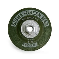 Sigma Green Max Grinding Wheel, 4-1/2x1/4x5/8-11", 36Grit