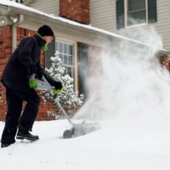 40-Volt Cordless Electric Snow Shovel -3M Shop Great20States20Corp20dba20American20Lawn20Mower20Co 1xxSN74016xx3xxeb86c8