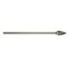 Magnum Carbide Burr, Extra Long Shank, Series 7000GX, Pointed, 38 Head Dia, 34 Length Of Cut, 6 Overa