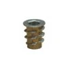 Hex Drive Threaded Insert, 1/4"-20 Int Thrd Sz, 0.984 In L, Zinc Alloy