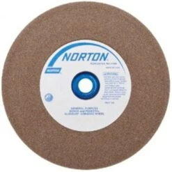 Norton Bench Grinding 24-Grit Wheel, 8 X 1 X 1 In.