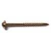 Wood Screw, #9, 2-1/2 In, Zinc Yellow Steel Round Head Torx Drive, 455 PK