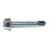 Self-Drilling Screw, #14 X 1-1/2 In, Zinc Plated Steel Hex Head Hex Drive, 265 PK