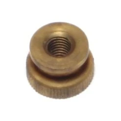 #10-32 Brass Fine Thread Knurled Nuts 15PK