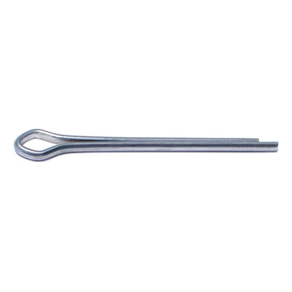 3/16" X 2-1/2" Zinc Plated Steel Cotter Pins 10PK 1 3/16" X 2-1/2" Zinc Plated Steel Cotter Pins 10PK