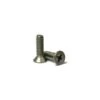 #8-32 X 1/2 In Phillips Flat Machine Screw, Plain 316 Stainless Steel, 5000 PK