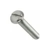 #10-32 X 3 In Slotted Pan Machine Screw, Plain 18-8 Stainless Steel, 200 PK