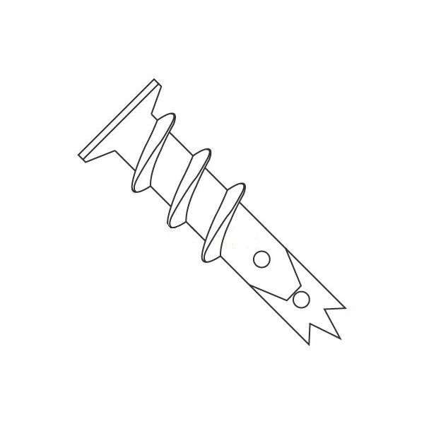 Screw Anchor, 1-5/16" L, Nylon 1 Screw Anchor, 1-5/16" L, Nylon