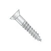 Wood Screw, #9, 2-3/4 In, Zinc Plated Steel Flat Head Phillips Drive, 2000 PK