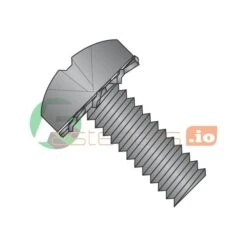 #8-32 X 1/2 In Phillips Machine Screw, Black Oxide Steel, 10000 PK