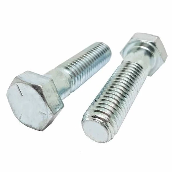 Grade 5, 5/8"-18 Hex Head Cap Screw, Zinc Plated Steel, 3 In L, 25 PK 1 Grade 5, 5/8"-18 Hex Head Cap Screw, Zinc Plated Steel, 3 In L, 25 PK