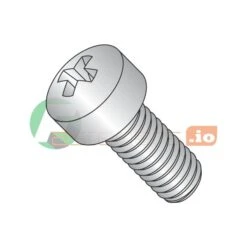 #2-56 X 3/8 In Phillips Fillister Machine Screw, Plain 18-8 Stainless Steel, 5000 PK