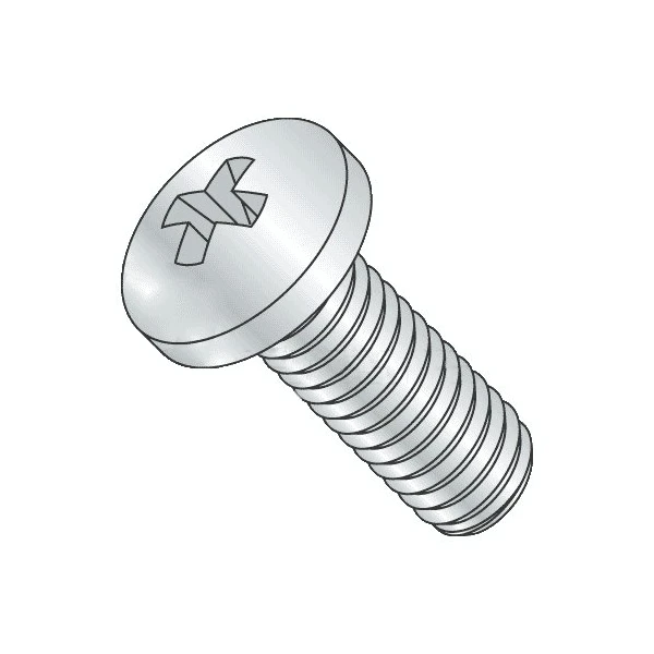#8-32 X 1-3/4 In Phillips Pan Machine Screw, Zinc Plated Steel, 100 PK 1 #8-32 X 1-3/4 In Phillips Pan Machine Screw, Zinc Plated Steel, 100 PK