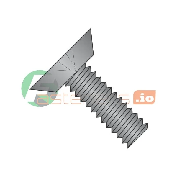 #10-24 X 1/4 In Phillips Flat Machine Screw, Black Oxide 18-8 Stainless Steel, 4000 PK 1 #10-24 X 1/4 In Phillips Flat Machine Screw, Black Oxide 18-8 Stainless Steel, 4000 PK