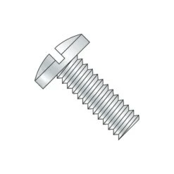 #8-32 X 1/4 In Slotted Binding Machine Screw, Zinc Plated Steel, 15000 PK
