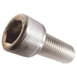 #8-32 Socket Head Cap Screw, 18-8 Stainless Steel, 1-1/8 In L, 100 PK