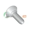 Thread Forming Screw, #10-32 X 3/8 In, Plain Stainless Steel Flat Head Phillips Drive, 4000 PK -3M Shop Newport20Fasteners20Inc. rpu410xx1529584503xx2c278a